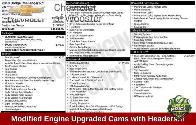 2018 Dodge Challenger R/T for sale near Wooster, OH