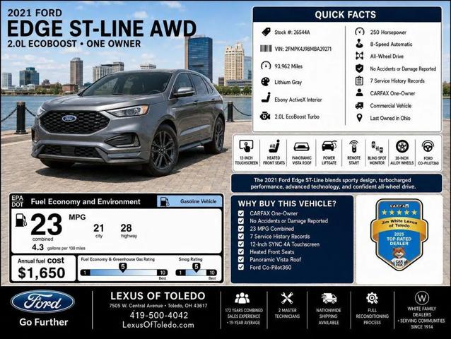 2021 Ford Edge SEL for sale in Toledo, OH