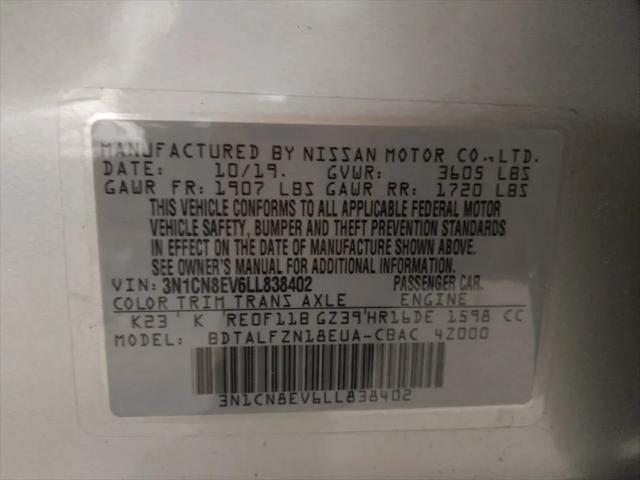 2020 Nissan Versa SV Xtronic CVT