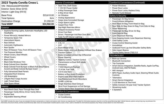 2023 Toyota Corolla Cross L for sale in Sanford, NC