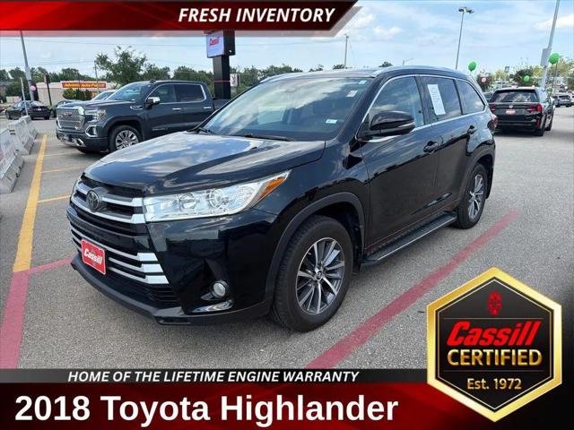 2018 Toyota Highlander XLE for sale in Cedar Rapids, IA