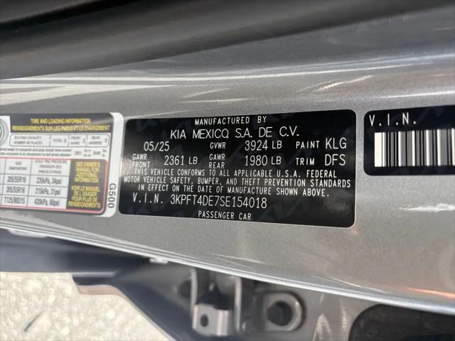 2025 Kia K4 LXS