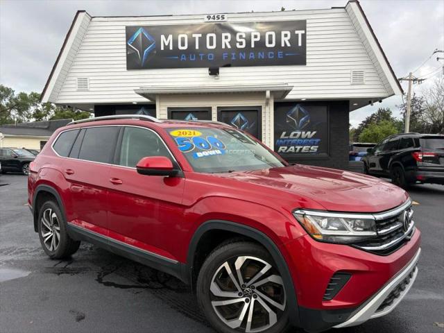 2021 Volkswagen Atlas 3.6L V6 SEL Premium for sale in Saint John, IN