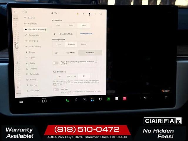 2021 Tesla Model S Plaid Tri Motor All-Wheel Drive