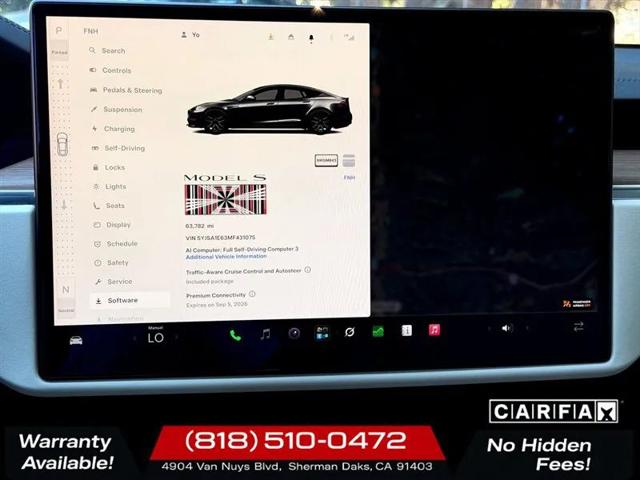 2021 Tesla Model S Plaid Tri Motor All-Wheel Drive