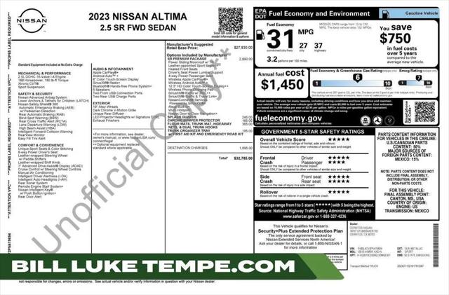 2023 Nissan Altima SR FWD for sale in Tempe, AZ