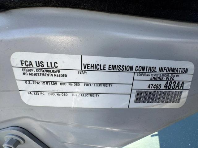 2016 Fiat 500e Battery Electric