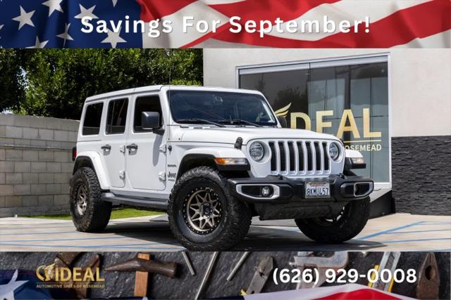 2019 Jeep Wrangler Unlimited Sahara 4x4 for sale in Rosemead, CA