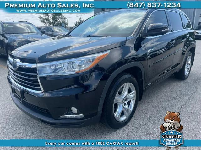 2016 Toyota Highlander Hybrid Limited Platinum V6 for sale in Palatine, IL