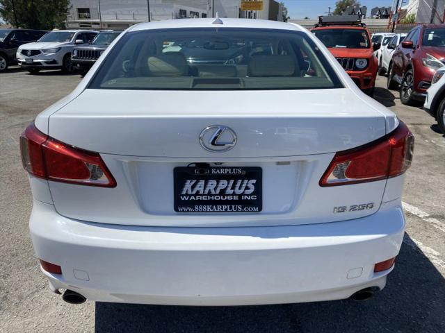 2012 Lexus IS 250 250