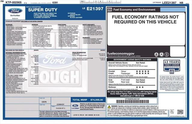 2020 Ford F-250 LARIAT for sale in Santa Clara, CA