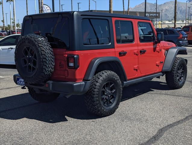 Used 2025 Jeep Wrangler 4-Door Willys 4x4 For Sale in Tucson, AZ