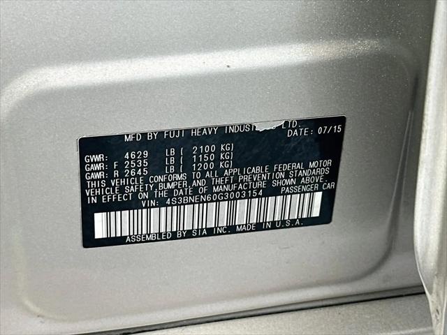 2016 Subaru Legacy 3.6R Limited