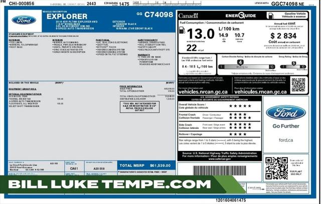 2016 Ford Explorer Platinum for sale in Tempe, AZ