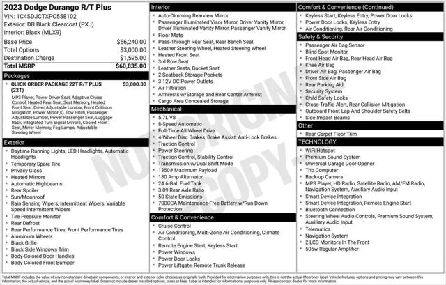 2023 Dodge Durango R/T Plus AWD for sale in Greensboro, NC