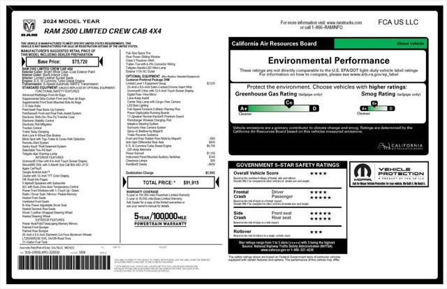2024 Ram 2500 Limited Crew Cab 4x4 64 Box