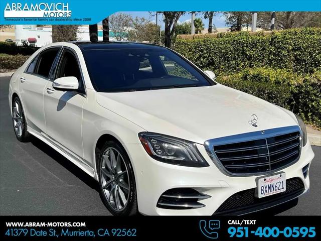 2018 Mercedes-Benz S 450 4MATIC for sale in Murrieta, CA