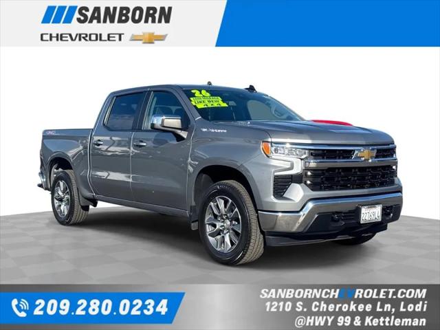 2026 Chevrolet Silverado 1500 4WD Crew Cab Standard Bed LT for sale in Lodi, CA