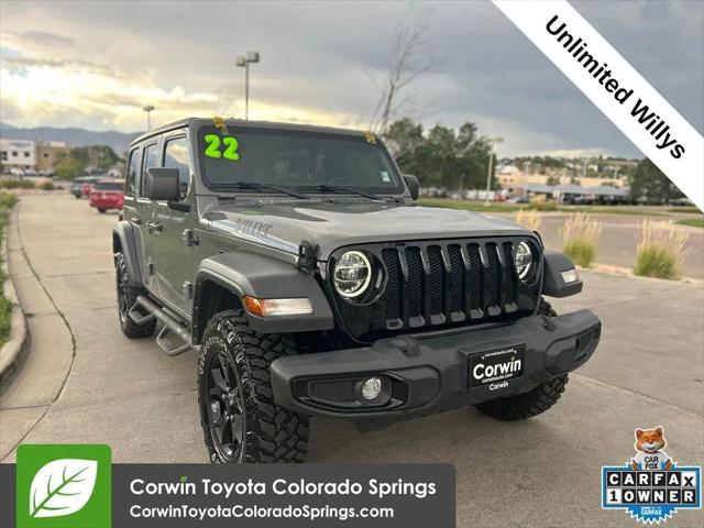 2022 Jeep Wrangler Unlimited Willys 4x4 for sale in Colorado Springs, CO