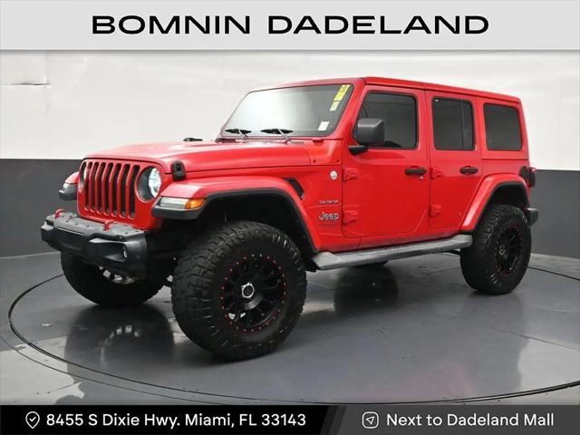 2018 Jeep Wrangler Unlimited Sahara 4x4 for sale in Miami, FL