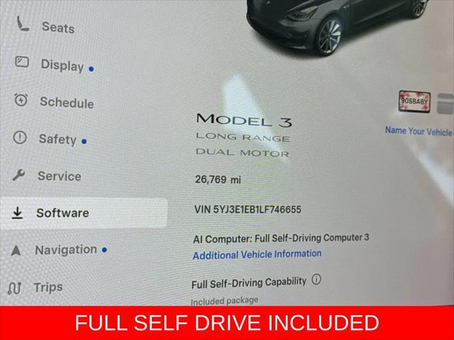 2020 Tesla Model 3 Long Range Dual Motor All-Wheel Drive