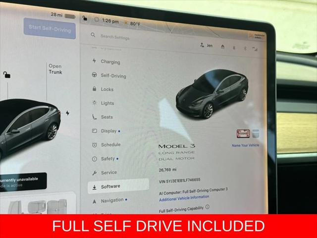2020 Tesla Model 3 Long Range Dual Motor All-Wheel Drive