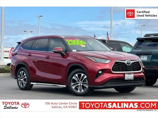 2022 Toyota Highlander XLE for sale in Salinas, CA