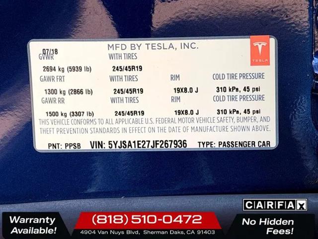 2018 Tesla Model S P100D