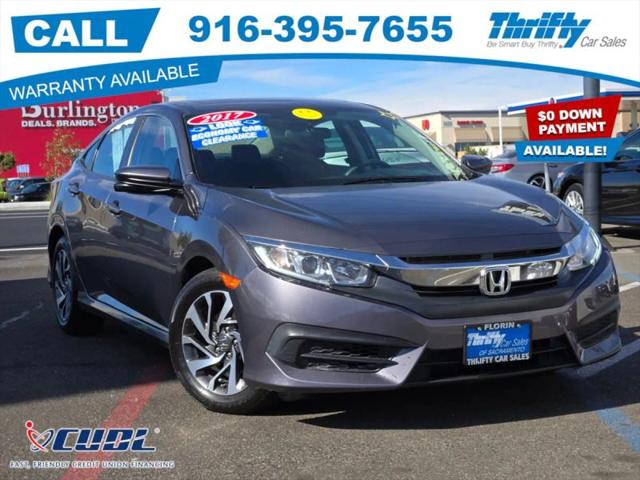 2017 Honda Civic EX for sale in Sacramento, CA