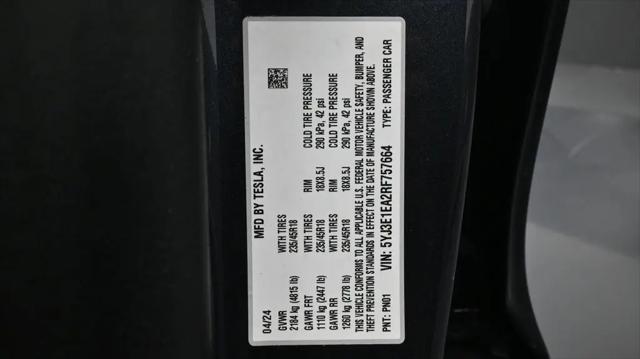 2024 Tesla Model 3 Long Range Dual Motor Rear-Wheel Drive