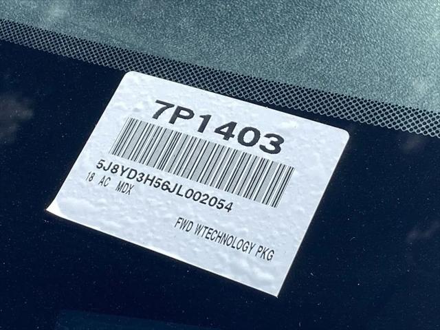 2018 Acura MDX w/Technology Package  AcuraWatch Plus Pkg