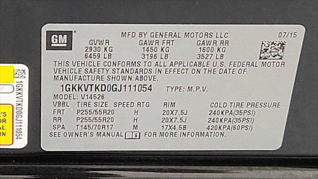 2016 GMC Acadia Denali