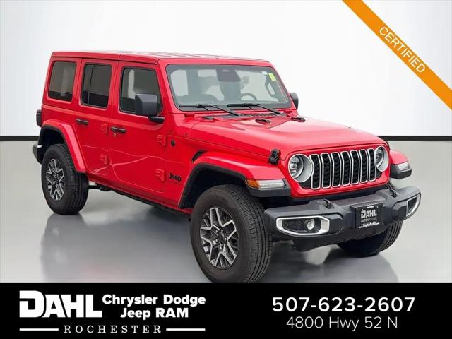2025 Jeep Wrangler 4-Door Sahara 4x4 for sale in Rochester, MN