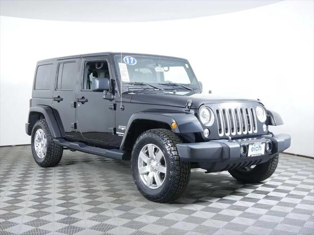 2017 Jeep Wrangler Unlimited Sahara 4x4 for sale in St. Cloud, MN