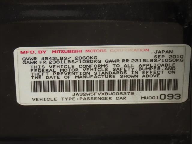 2011 Mitsubishi Lancer Evolution MR