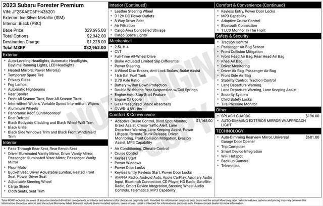 2023 Subaru Forester Premium 2023 Subaru Forester Premium