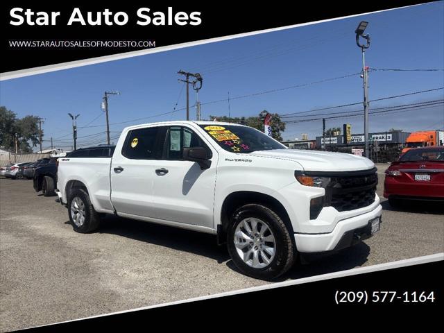 2023 Chevrolet Silverado 1500 4WD Crew Cab Standard Bed Custom for sale in Modesto, CA