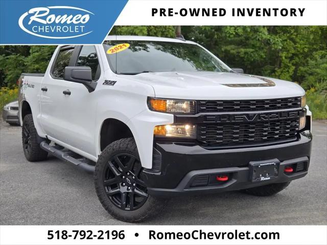 2021 Chevrolet Silverado 1500 4WD Crew Cab Short Bed Custom Trail Boss for sale in Glens Falls, NY