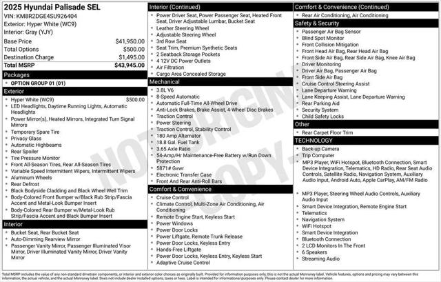 2025 Hyundai Palisade SEL for sale in Fargo, ND