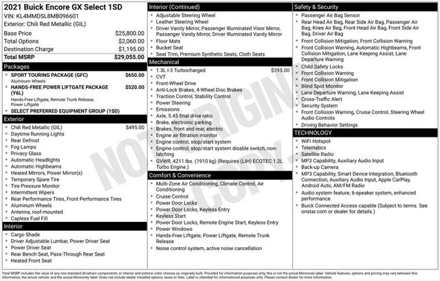 2021 Buick Encore GX FWD Select for sale in Clinton Township, MI