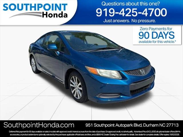 2012 Honda Civic EX-L for sale in Durham, NC