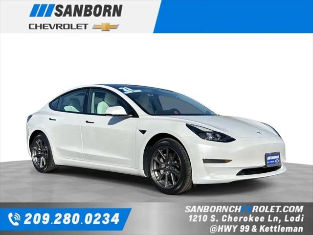2021 Tesla Model 3 Standard Range Plus Rear-Wheel Drive for sale in Lodi, CA