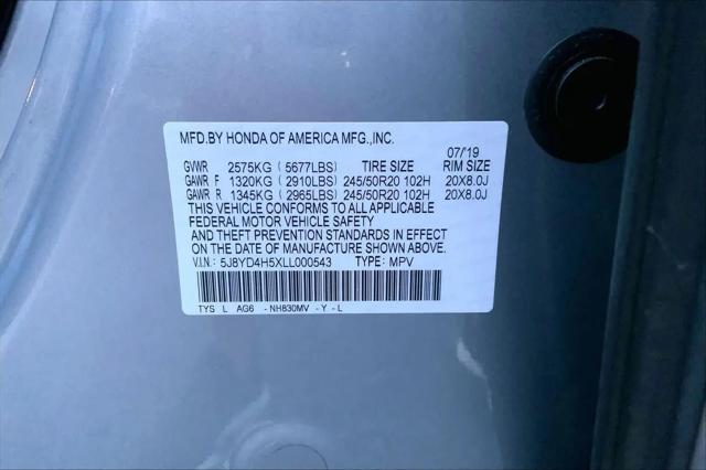 2020 Acura MDX Technology Package