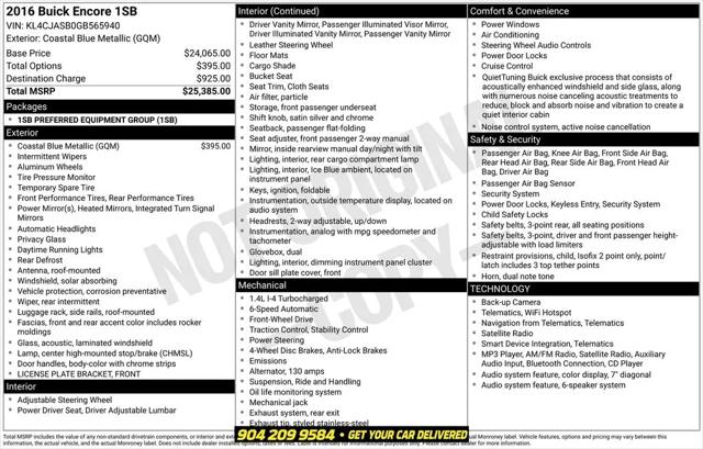 2016 Buick Encore Base