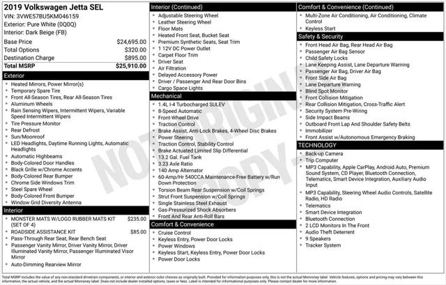 2019 Volkswagen Jetta 1.4T SEL for sale in Naperville, IL
