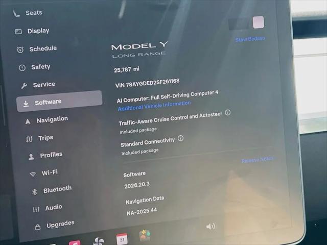 2025 Tesla Model Y Long Range Dual Motor Rear-Wheel Drive