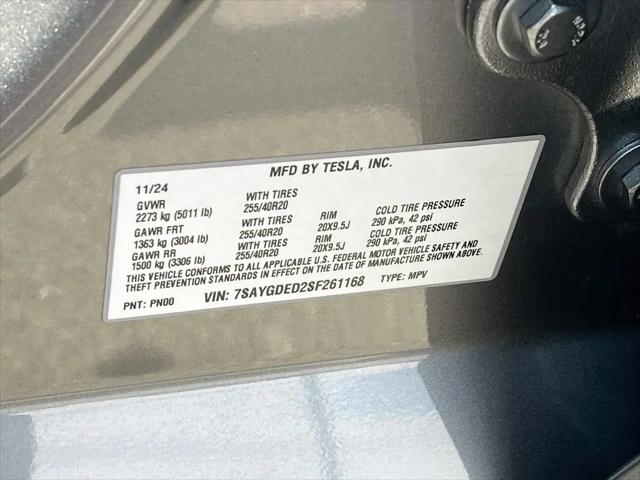 2025 Tesla Model Y Long Range Dual Motor Rear-Wheel Drive