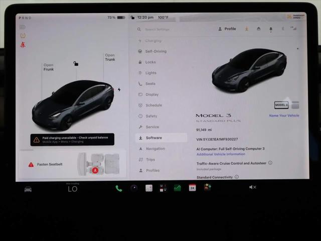 2021 Tesla Model 3 Standard Range Plus Rear-Wheel Drive