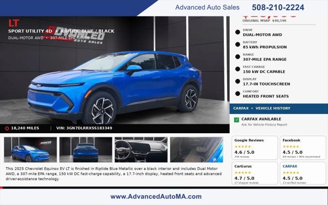 2025 Chevrolet Equinox LT for sale in North Attleboro, MA