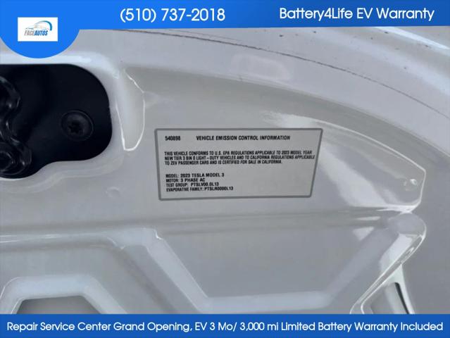 2023 Tesla Model 3 Rear-Wheel Drive